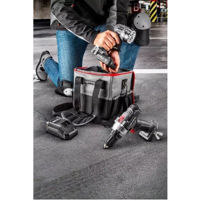 4. Set of cordless power tools: drill/driver, flashlight, bag, Energy+ 18V battery, Li-Ion 2.0Ah, charger