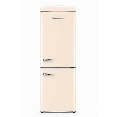 Ravanson LKK-315RC Retro Refrigerator 597mm x 707mm x 1943 mm | 315l | Total No Frost | Class E | Cream
