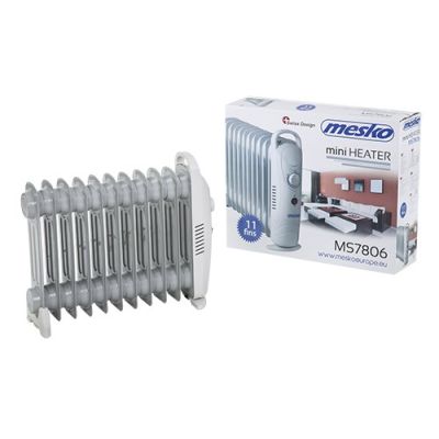 7. MESKO MS 7806 oil radiator 11 fins (1200W; 11; white) (OUTLET)