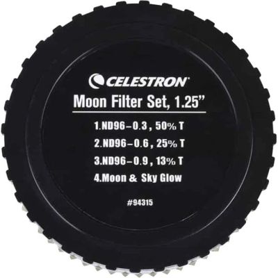 5. Celestron 1.25" Moon Filter Set