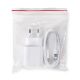 2. Samsung 25W EP-TA800EWE USB-C wall charger with Samsung EP-DA705BWE USB-C / USB-C cable replacement packaging - white