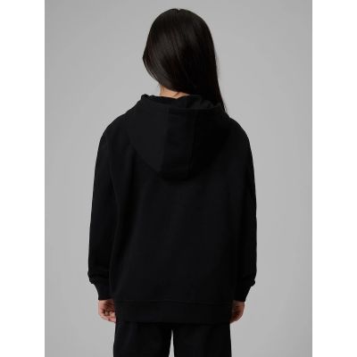2. Girls’ Loose-Fit Hooded Sweatshirt 4F 4FJRMM00TSWSF2713-20S