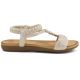 2. Women's slip-on beige sandals Artiker 58C0628