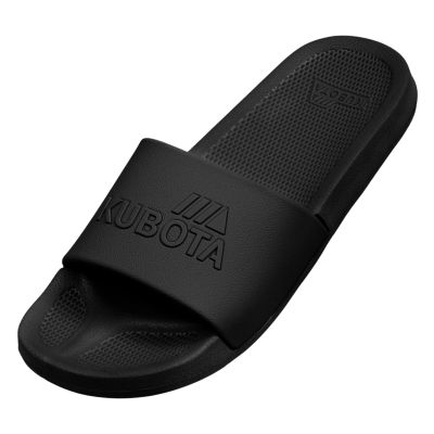 Basic plain black pool flip-flops KUBKBB-SS24-02-23