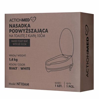 16. Toilet seat extension with lid 10cm