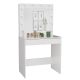 MARINA DRESSING TABLE CONSOLE MIRROR WHITE SET