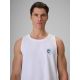 4. Men's regular sleeveless T-shirt with print 4F 4FRSS26TSLEM366-10S