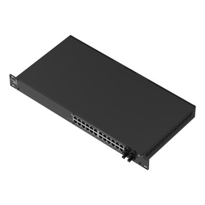 5. Teltonika SWM282 24p Managed L2+ Gigabit Ethernet Switch (10/100/1000) PoE Support Black