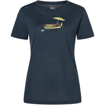 2. SUPER.NATURAL W Hot Dog Tee Women's T-Shirt, Navy Blue