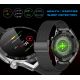 12. Rubicon RNCE88-2 Black Smartwatch - Black Silicone Strap + Black Bracelet