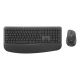 6. Logitech Signature Comfort Plus Combo MK880 for Business Keyboard Mouse Included Universal USB + Bluetooth QWERTZ German Graphite