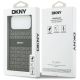 8. DKNY Repeat Texture Pattern with Tonal Stripe Case for iPhone 17 Pro Max - Black