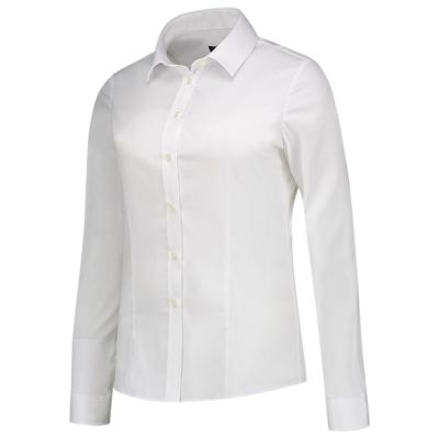 Malfini Fitted Stretch Blouse W MLI-T24T0 White