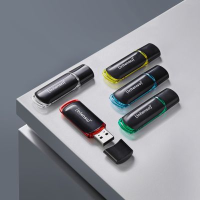 6. Intenso 3511595 USB Flash Drive 64 GB USB Type-A 2.0 Black, Red, Green, Transparent, Yellow, Blue