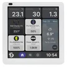 Shelly · Unterputz · "Wall Display X1i Silver" · Smart Home Steuerzentrale · 4" · WLAN · BT · silver