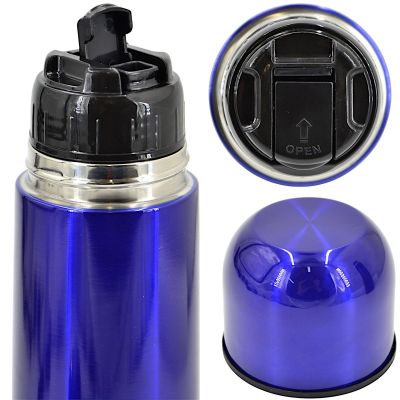 4. 500 ML THERMAL FLASK BLUE STAMINA