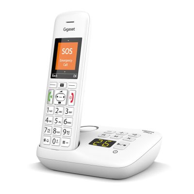 3. Gigaset E390A DECT Phone Caller Name and Identification White