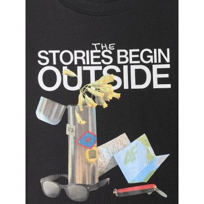 6. Men's regular printed T-shirt 4F 4FRSS26TTSHM3811-20S