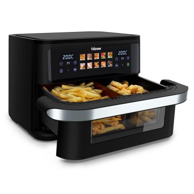 2. Tristar Double 10L Autonomous 2800W Hot Air Fryer Black, Stainless Steel
