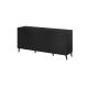 NOVA chest of drawers 155x40x72 black matt