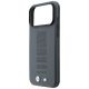 6. BMW M Blue Perfo Metal Logo MagSafe Case for iPhone 18 Pro Max / 17 Pro Max - Gray