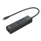 2. Lindy 43249 USB 3.2 Gen 1 (3.1 Gen 1) Type-C Hubs and Concentrators 5000 Mbit/s Black