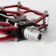 3. Rockbros JT201012LR 2010-12L Aluminum Platform Bicycle Pedals - Red