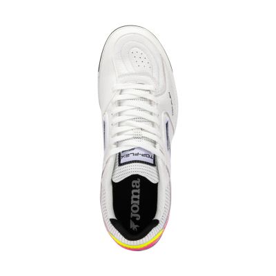 4. Joma Top Flex 2532 Indoor football boots white and black TOPW2532IN