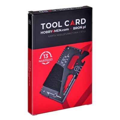 5. Multitool AZIMUTH TOOL CARD multifunction card - 13 tools + case, 85/53 mm (H-O200930TC)