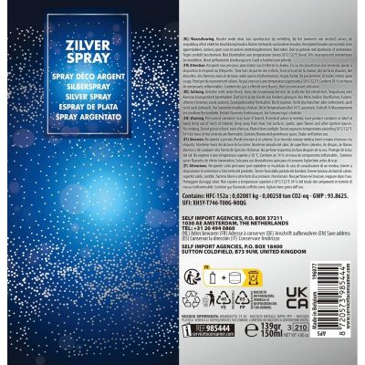 2. DECORATIVE VARNISH 150ML SILVER