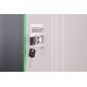 9. Digitus DYNAmic 19" 12U 600x600 wall-mounted network cabinet, glass door, gray, undivided, assembled, 60kg