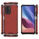 2. Honeycomb Case armor cover with TPU Bumper for Xiaomi Redmi K40 Pro+ / K40 Pro / K40 / Poco F3 red