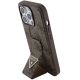 2. Guess Grip Stand 4G Triangle Strass case for iPhone 15 Pro - brown