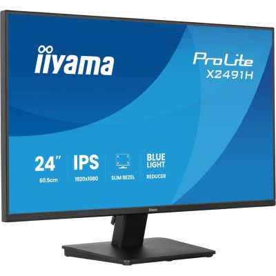 4. iiyama ProLite X2491H-B1 computer monitor 60.5 cm (23.8") 1920 x 1080 px Full HD LCD Black