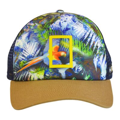 3. Buff Scarlett Macaw National Geographic Trucker Cap L/XL – 125382.555.30.00
