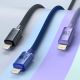 9. Baseus Crystal Shine Series cable USB cable for fast charging and data transfer USB Type A - Lightning 2.4A 1.2m blue (CAJY000003)