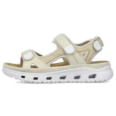 13. Rieker W RKR691 comfortable velcro sandals beige