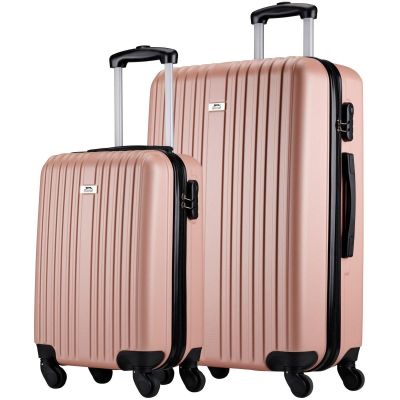 27. SET OF 2 SUITCASE 18 AND 26 INCHES SLAZENGER ROSE GOLD