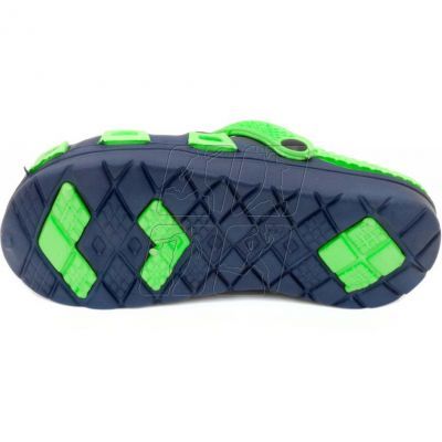 4. Slippers Aqua-speed Silvi JR kol 48 green-navy blue