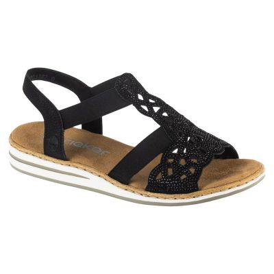 Rieker Sandals V0646-00 Black 36