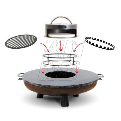 2. Bonfeu Bonbowl Plus garden fire pit Ø80 FH3.800