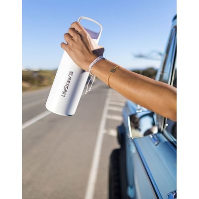 3. LifeStraw LGV42SASWW Water Filter Water Filter Bottle 0.7L Blue