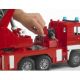 4. BRUDER MAN fire truck with folding ladder