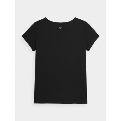 5. Women's regular plain T-shirt 4F 4FMM00TTSHF732-20S