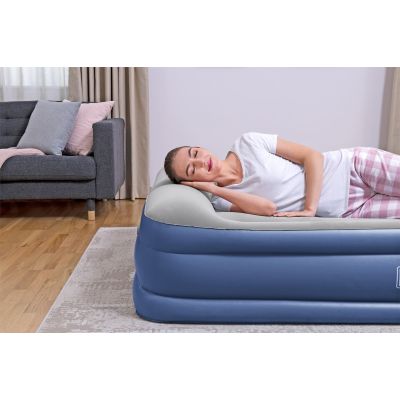 9. Bestway 67630 / 23 Air Mattress Double Mattress Blue, White Unisex