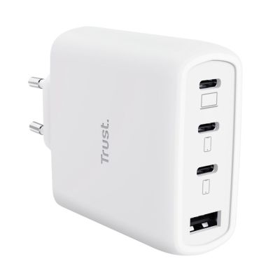 3. TRUST Maxo USB GaN 65W 4-Port Charger