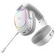 4. Rampage RETSU Headphones Wireless On-Ear BT 2.4G RGB White