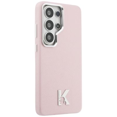 4. Karl Lagerfeld K Metal Logo MagSafe Case for Samsung Galaxy S26 Ultra - Pink