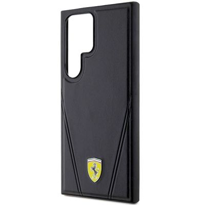 6. Ferrari Hot Stamp V Lines MagSafe case for Samsung Galaxy S24 Ultra - black