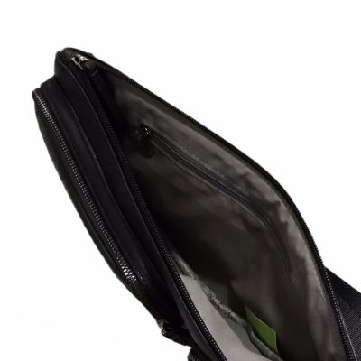 4. Aeronautica Militare Men's Sling Bag Black - AM-8483